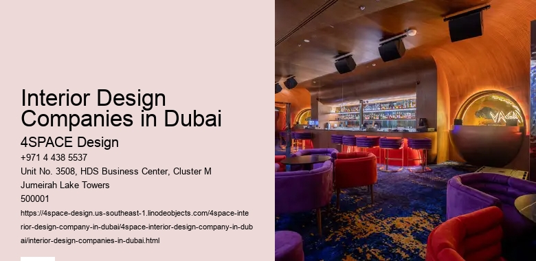 Interior Design Companies in Dubai